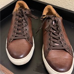 Thursdayboots Premier Low Top Men's Coffee Leather Sneakers